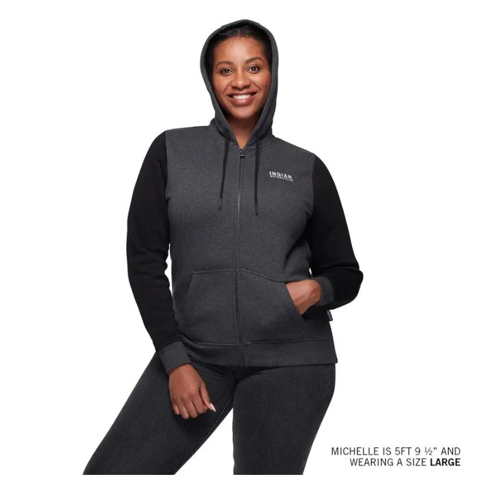 WW Charcoal Black Contrast Hoodie, Gray