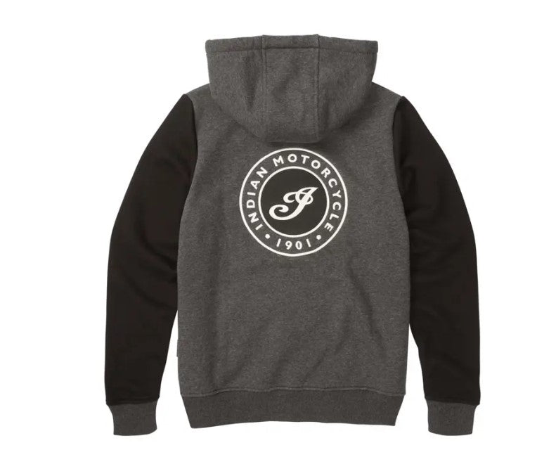 WW Charcoal Black Contrast Hoodie, Gray