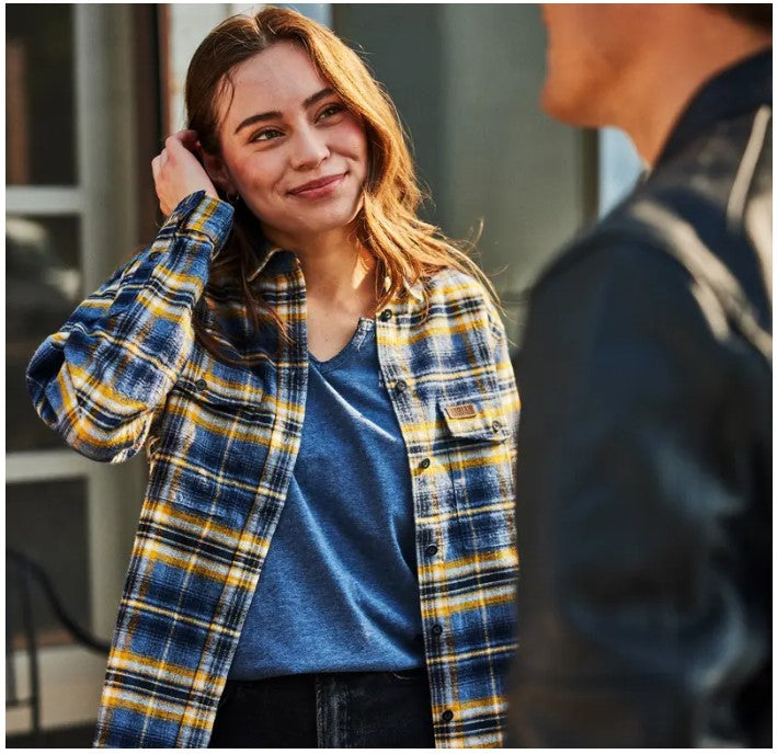 WW Kansas Plaid Shirt, Navy