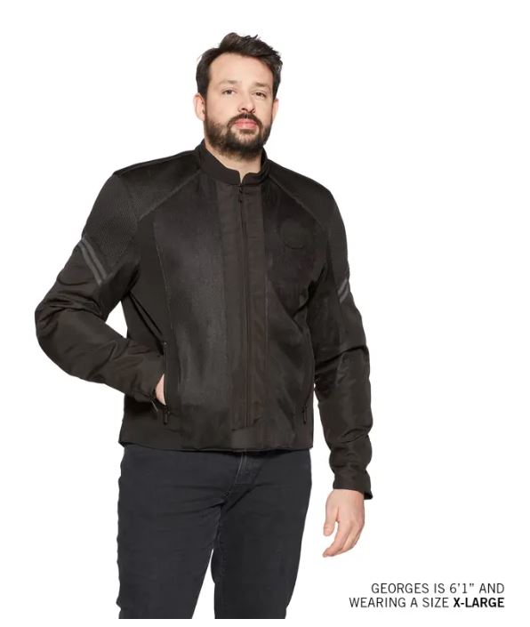 Men's San Pedro Mesh Jacket, Black