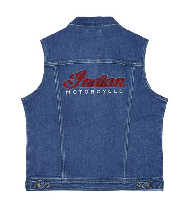 WW Portland Denim Vest, Blue