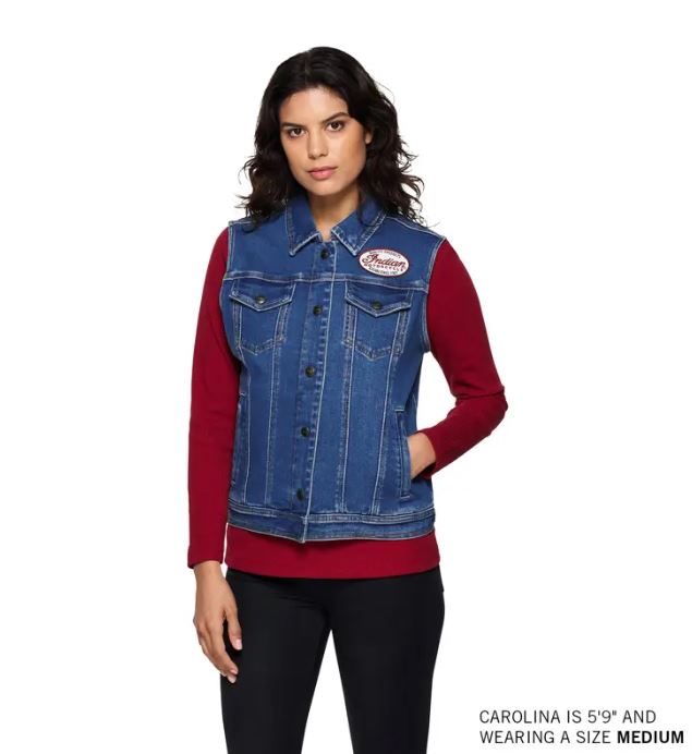 WW Portland Denim Vest, Blue