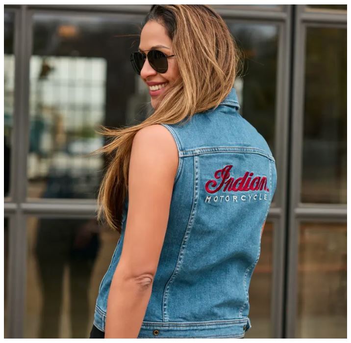 WW Portland Denim Vest, Blue