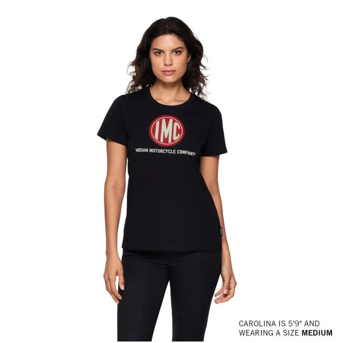 Women's IMC Circle Icon T-Shirt, Black