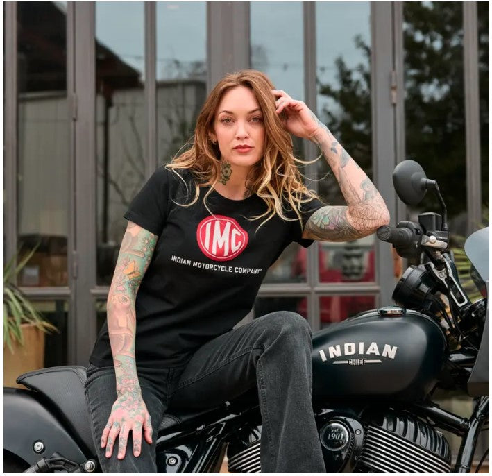 Women's IMC Circle Icon T-Shirt, Black