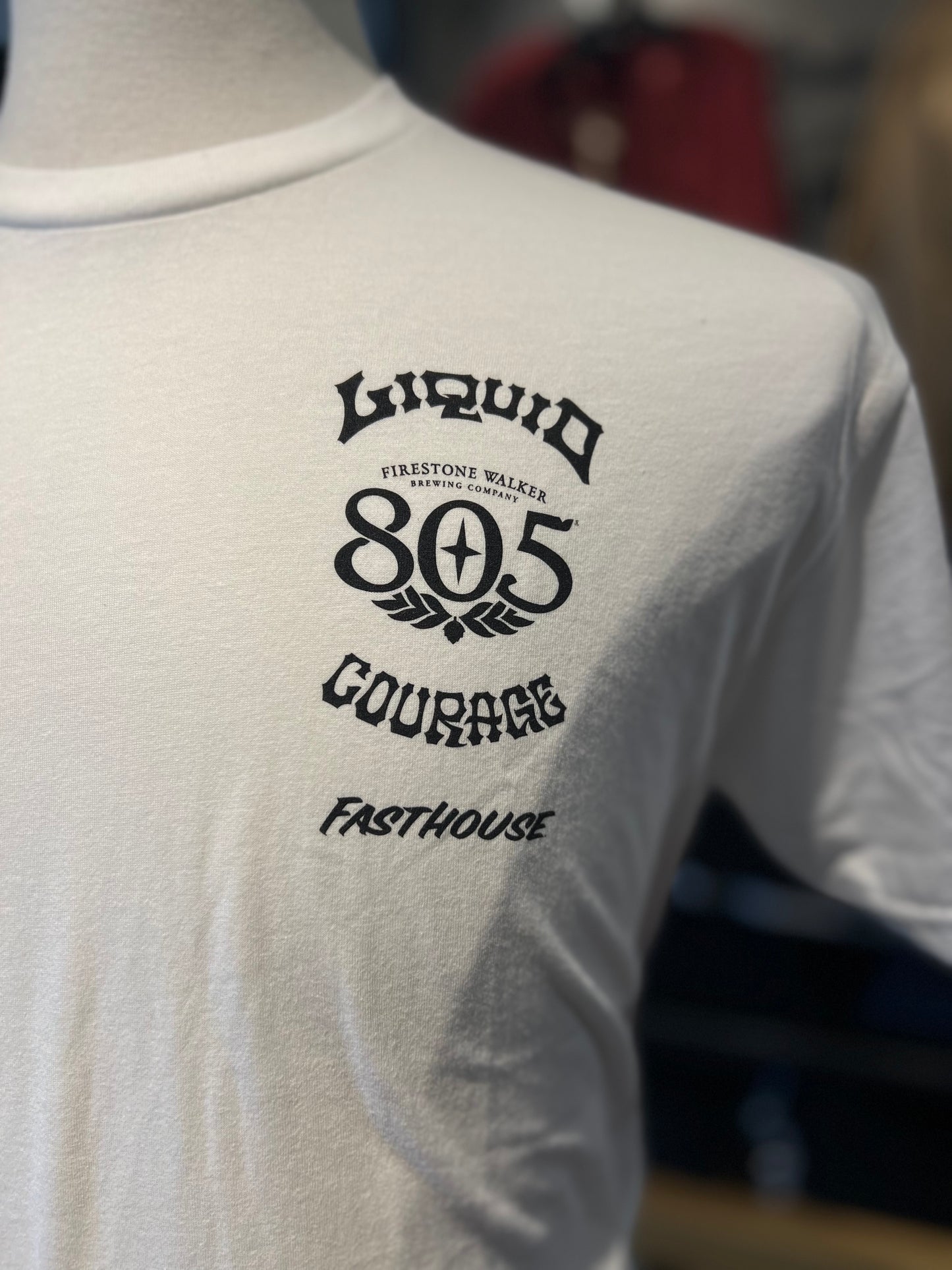 805 Liquid Courage Tee - White