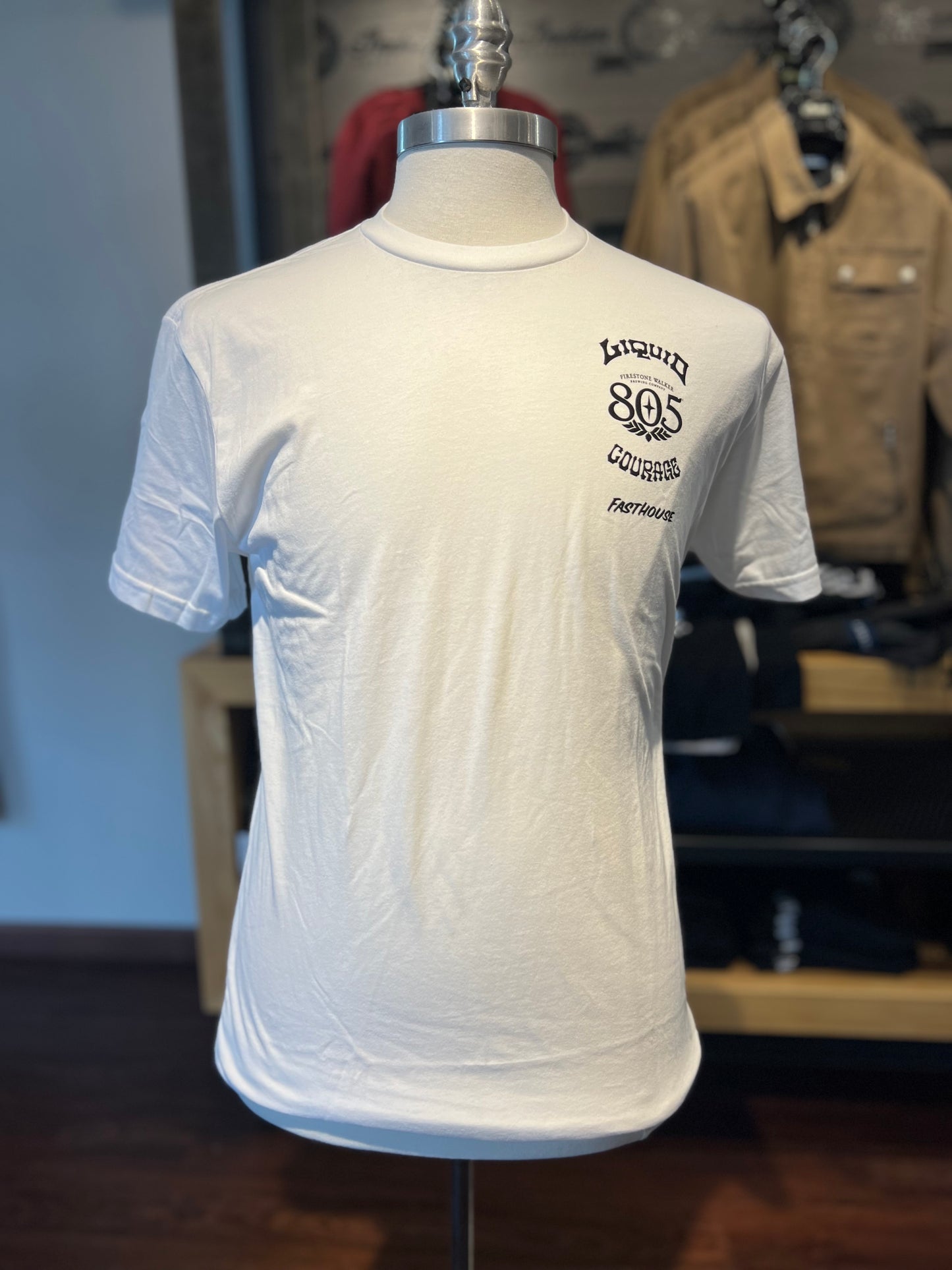 805 Liquid Courage Tee - White