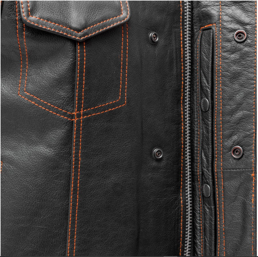 The Cut Motorcycle Leather Vest