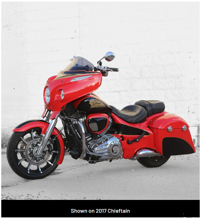 Reytelo Side Covers for Indian® 2014-2026 Chieftain, Roadmaster and Springfield (Old Style Bags)