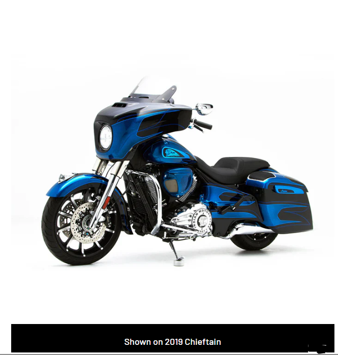Reytelo Side Covers for Indian® 2019-2026 Chieftain, Roadmaster, and Springfield (New Style Bags)