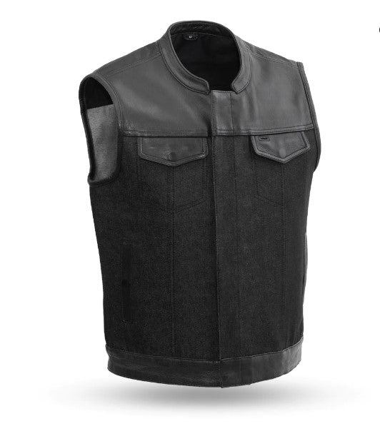 49/51 Denim Motorcycle Vest