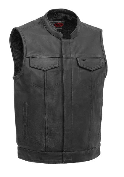 Sharp Shooter Motorcycle Leather Vest