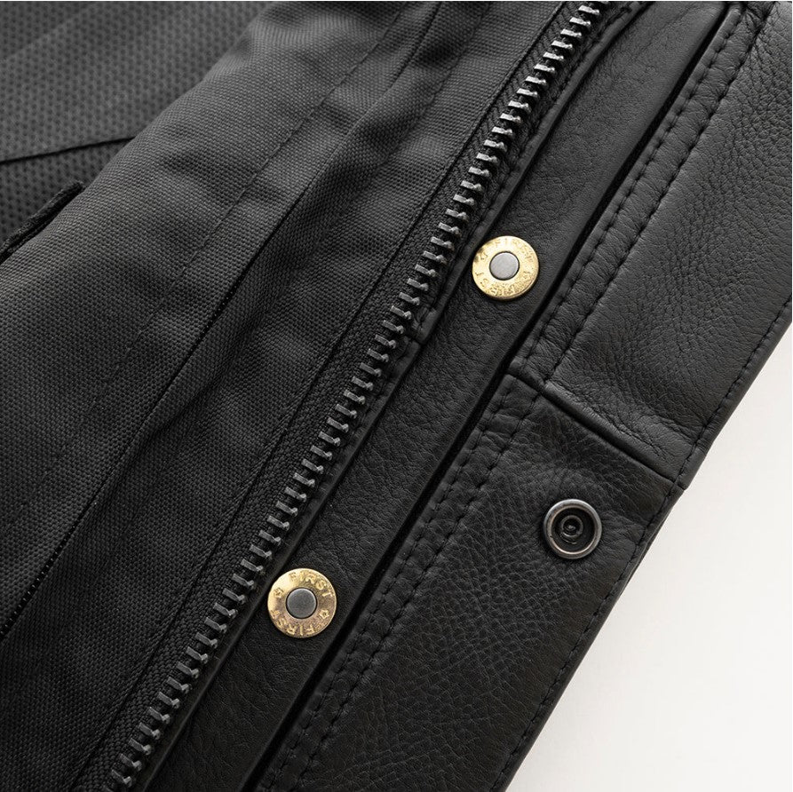 Sharp Shooter Motorcycle Leather Vest