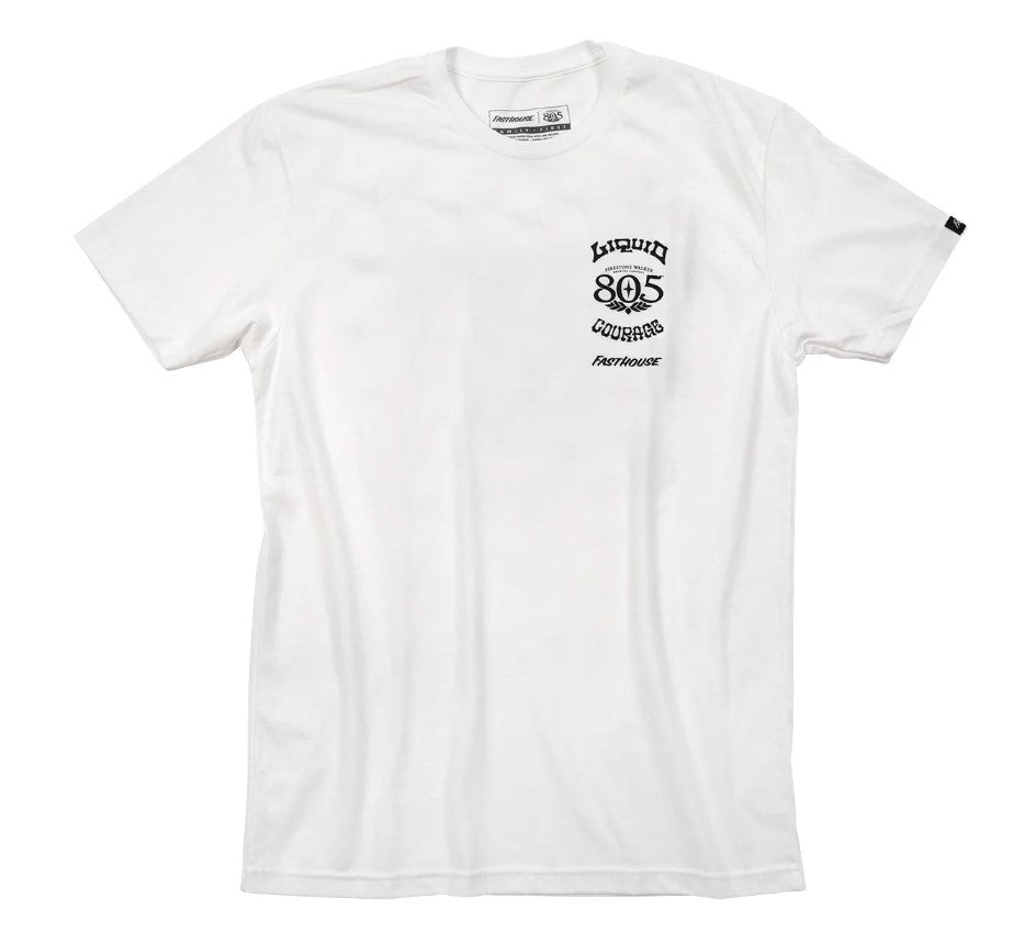 805 Liquid Courage Tee - White