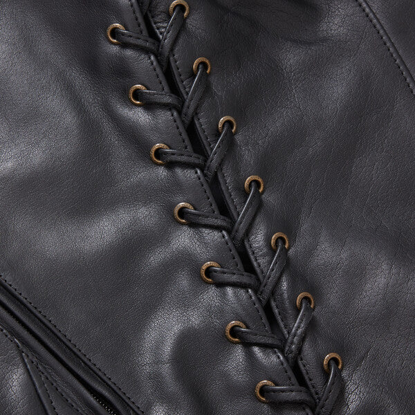 Indian Motorcycle Woman Black Lindy Vest