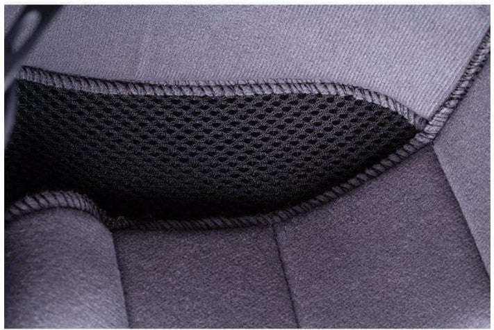 Half Helmet with Gray Stripe, Black