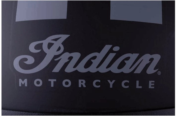 Half Helmet with Gray Stripe, Black
