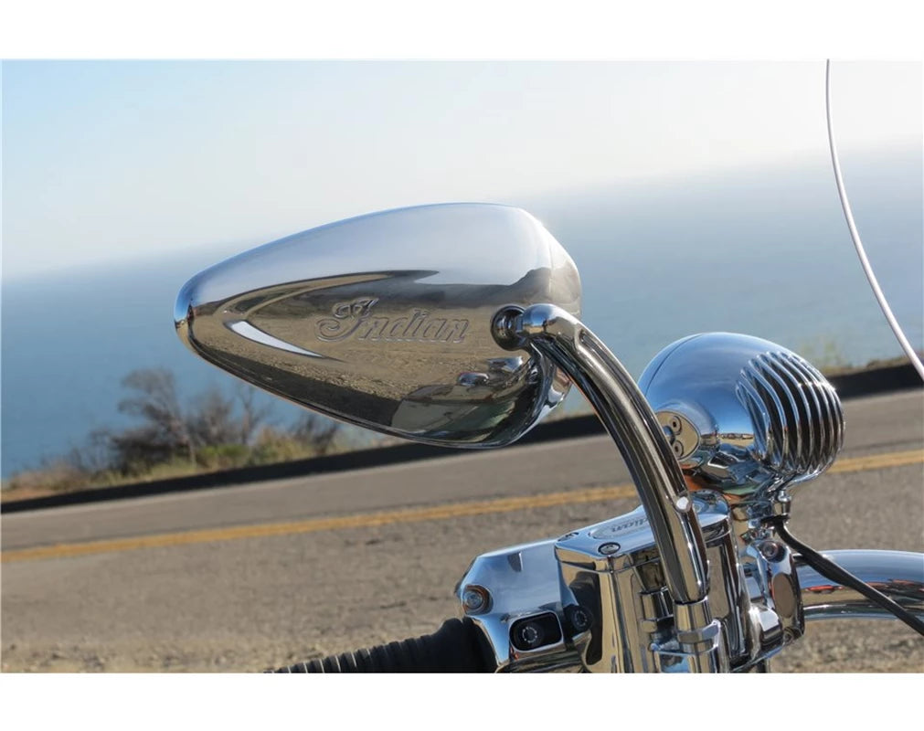 Pinnacle Mirrors in Chrome, Pair
