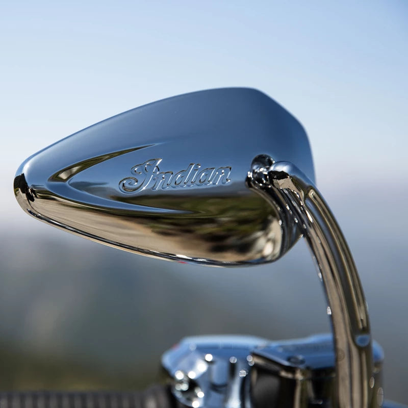 Pinnacle Mirrors in Chrome, Pair