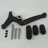 Aeromach® Heel Toe Shift Lever Controls w/ Matching Brake Pedal Peg - Gloss Black for 2015+ Indian Scout with Foot Pegs (NOT Floorboards)
