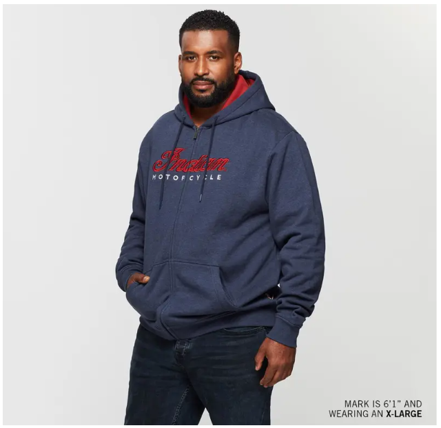 Men's USA Flag Hoodie, Navy