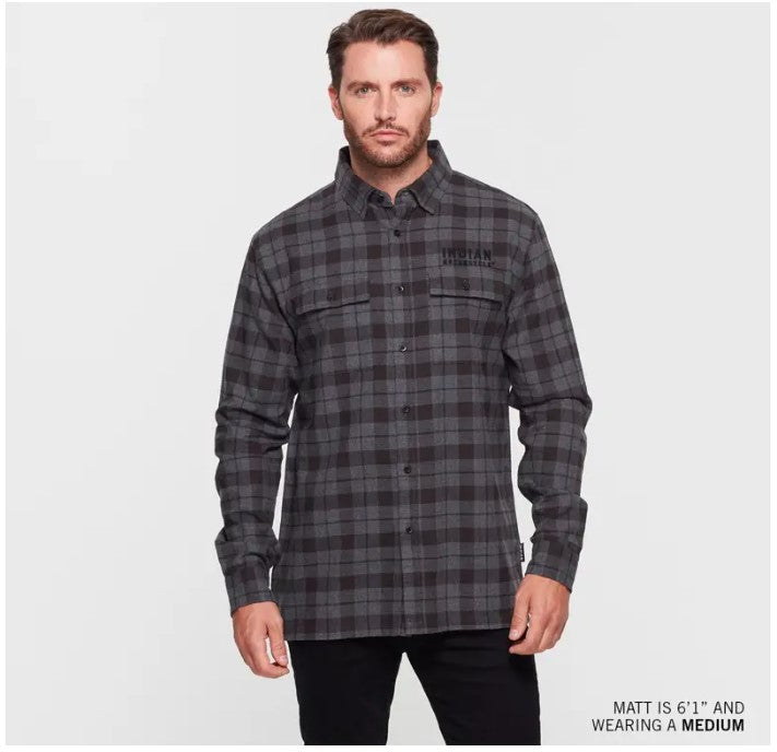 Men's Chicago Plaid Shirt, Black