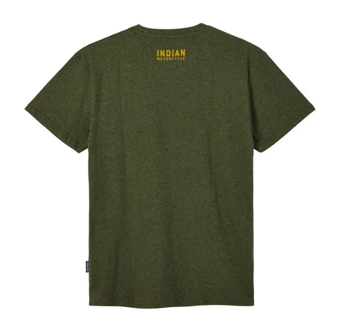 Men's Block Track T-Shirt, Khaki