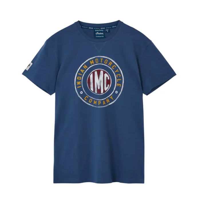 Men's Colored IMC Logo T-Shirt, Blue