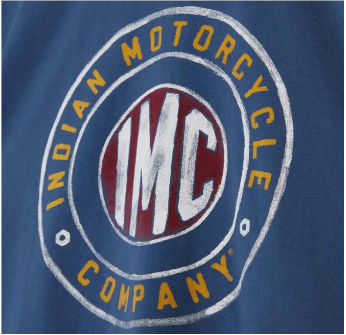 Men's Colored IMC Logo T-Shirt, Blue