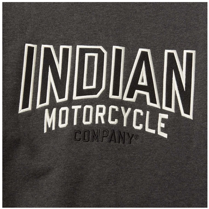 Indian Motorcycle Men's Colorblock Marl Zip Thru, Gray