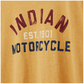 WW Indian Motorcycle Watercolor Ringer Tee, Yellow
