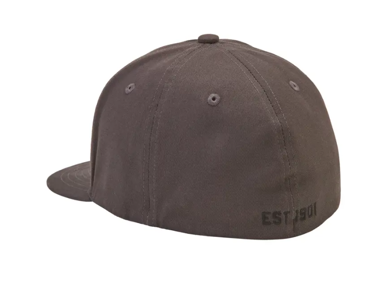 Men's Block Logo Embroidery Hat, Gray