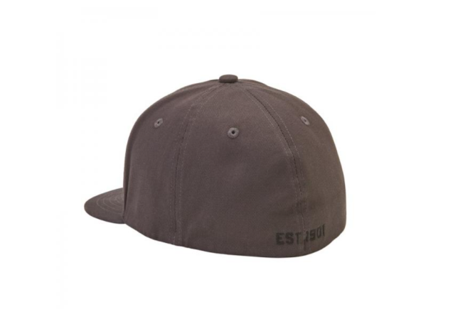 MENS BLOCK LOGO EMBROIDERY HAT - GRAY