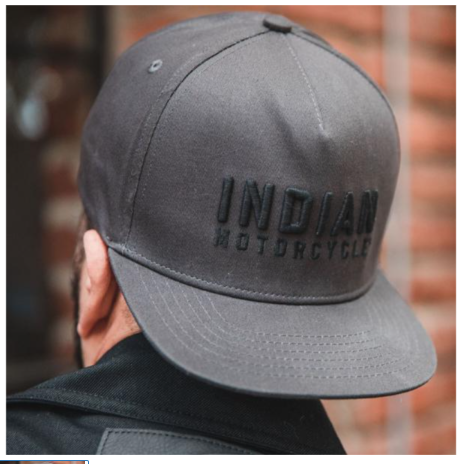 MENS BLOCK LOGO EMBROIDERY HAT - GRAY