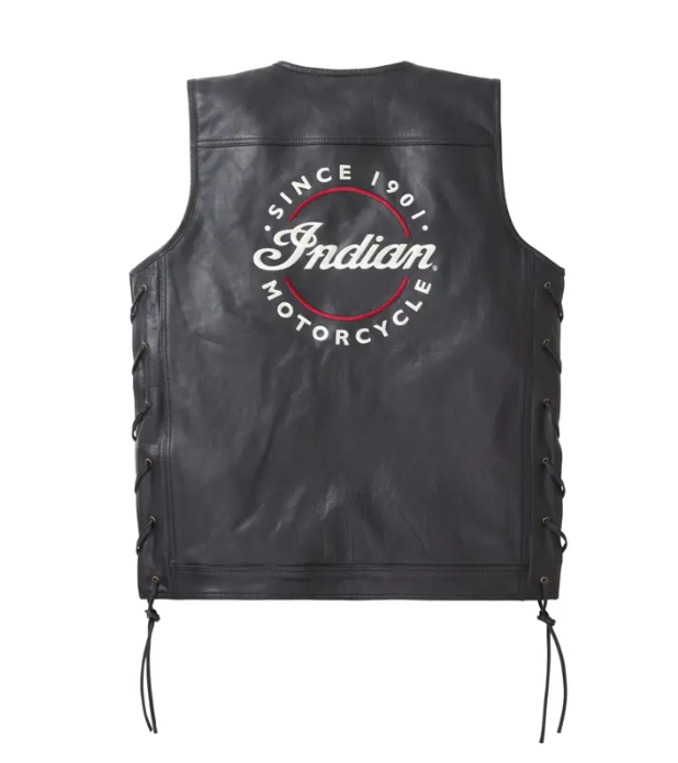 Men's Western Vest, Black