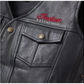 Men's Western Vest, Black