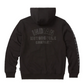 M Embroidered Hoodie, Black