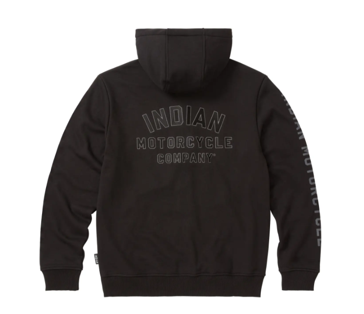 M Embroidered Hoodie, Black