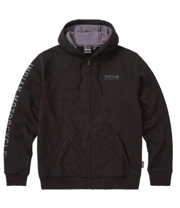 M Embroidered Hoodie, Black