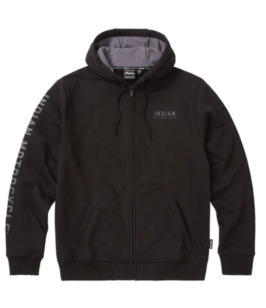 M Embroidered Hoodie, Black
