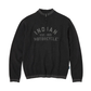 Men's Knitted Embroidered Logo Top, Black