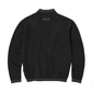 Men's Knitted Embroidered Logo Top, Black