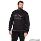 Men's Knitted Embroidered Logo Top, Black