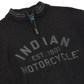 Men's Knitted Embroidered Logo Top, Black