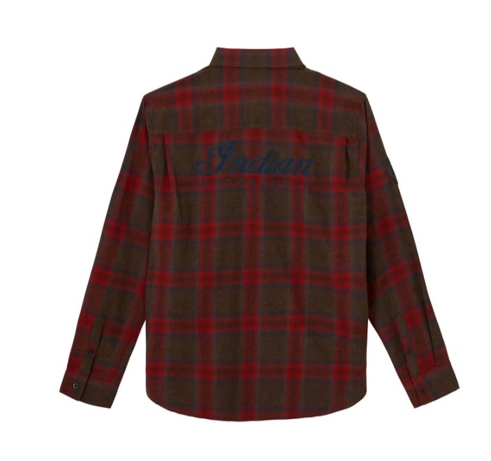 Men's Nashville Plaid Shirt, Red