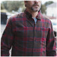Men's Nashville Plaid Shirt, Red