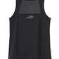 Women's Outline Logo Athlete Tank, Black