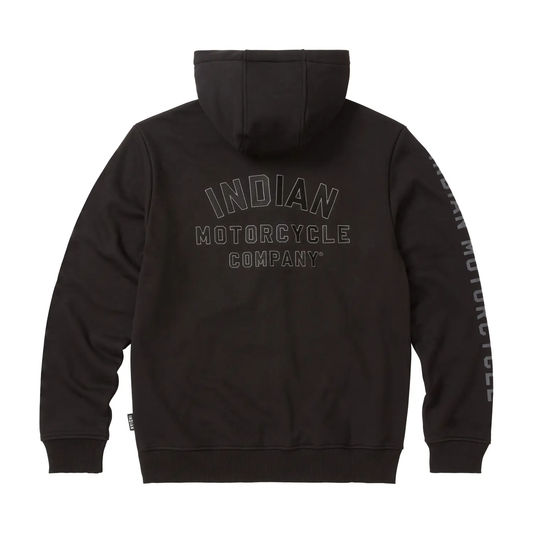 Men's Embroidered Hoodie, Black