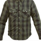 Men's Armored Kevlar Flannel - Green/Black Plaid