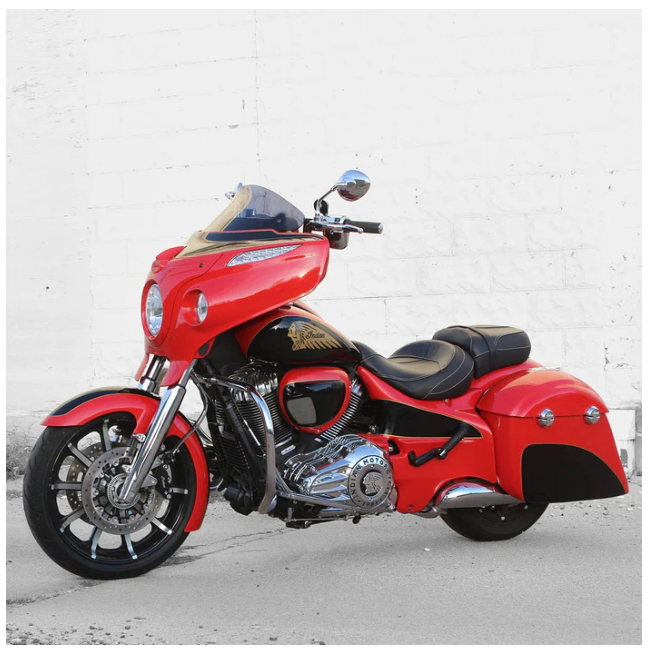 Reytelo Bag Extensions for Indian® 2014-2026 Chieftain, Roadmaster, and Springfield (Old Style Bags)